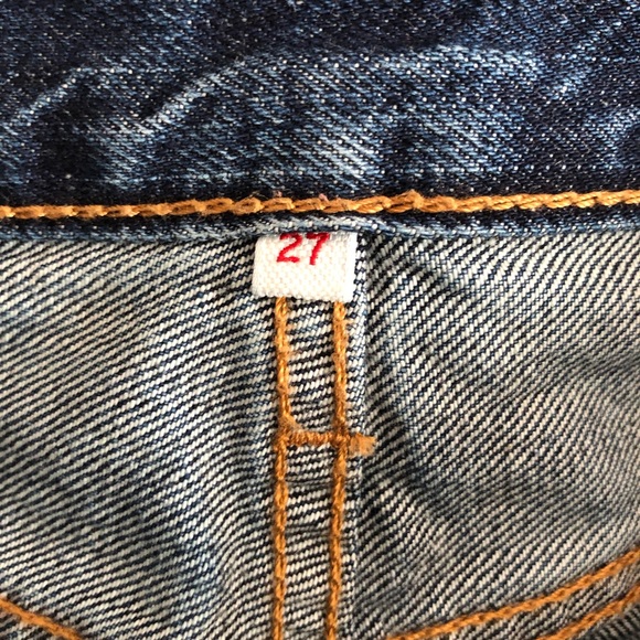 Levi’s Raw Edge Deconstructed Jean Skirt, Size 27 - Picture 4 of 4
